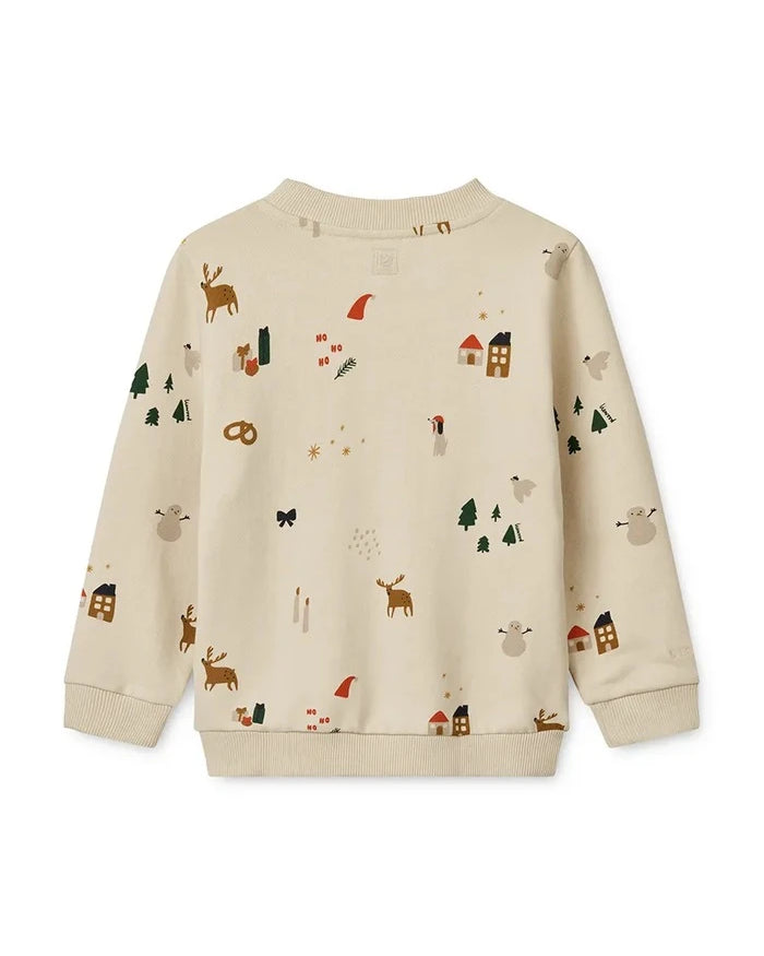 Детски памучен суичър Liewood Thora Printed Sweatshirt