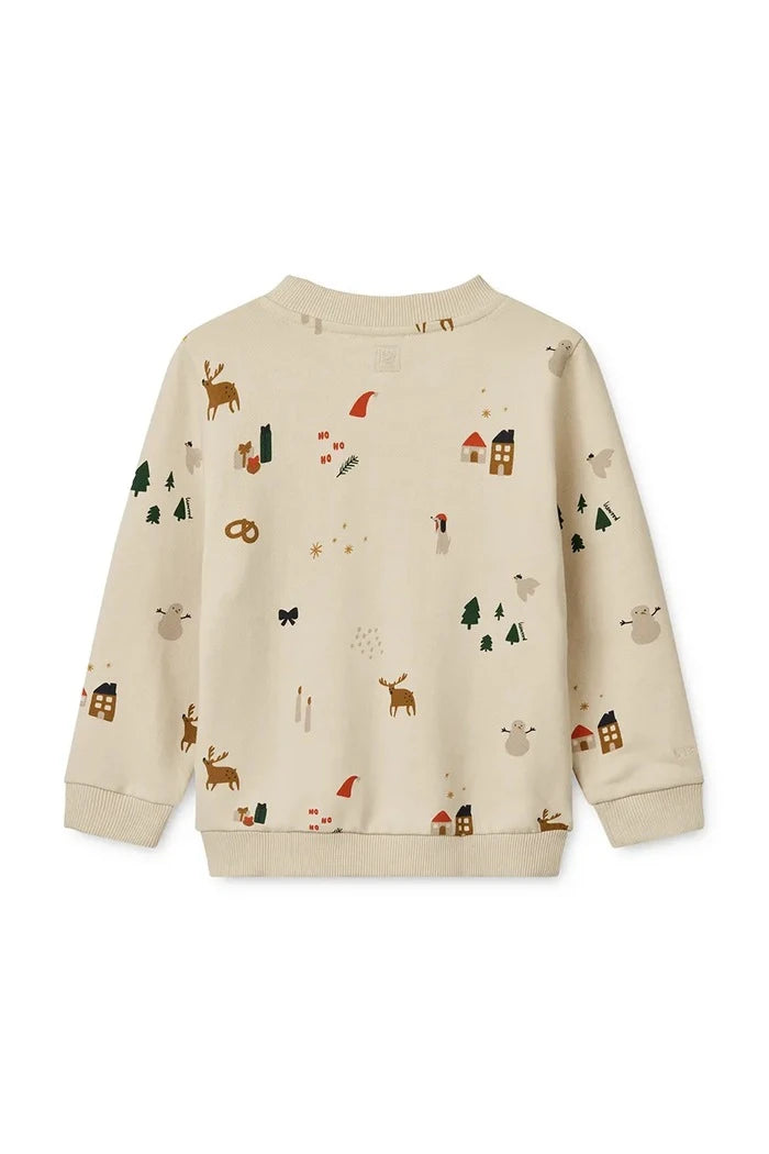 Детски памучен суичър Liewood Thora Printed Sweatshirt