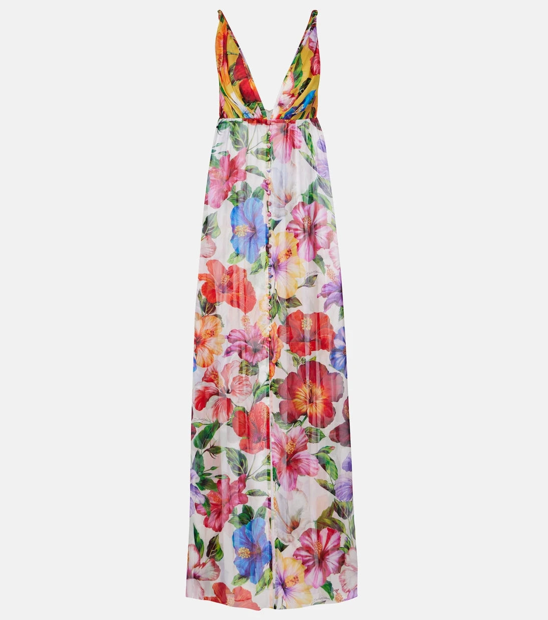 Dolce&Gabbana - Floral silk chiffon top