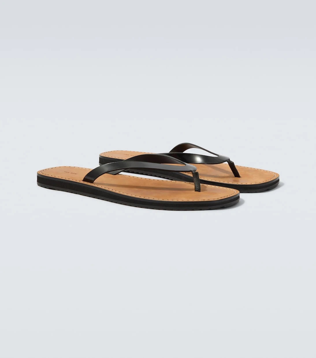 The Row - City leather thong sandals