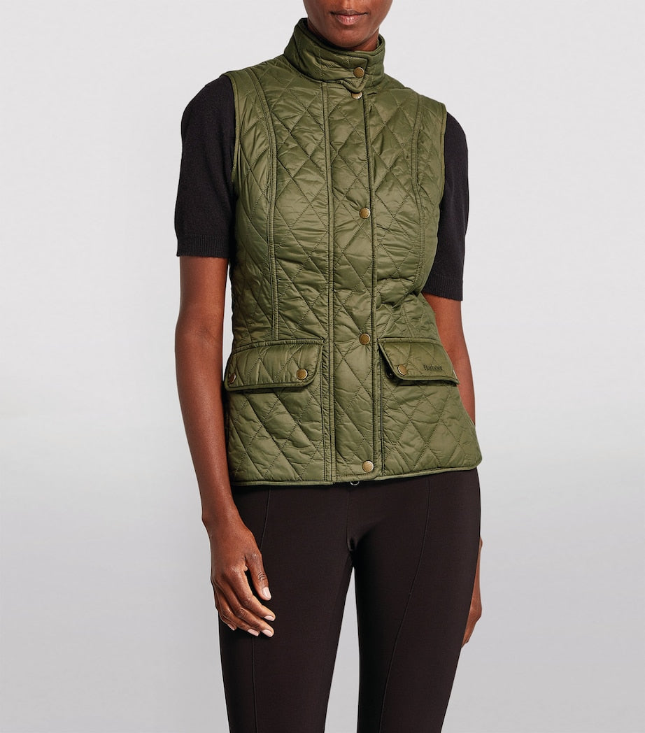 Barbour Green Quilted Otterburn Gilet
