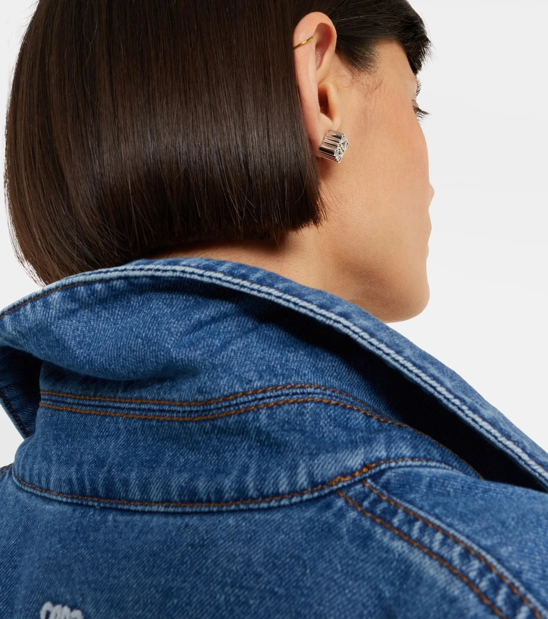 Loewe - Anagram sterling silver stud earrings