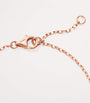 Rose Gold and Diamond LOVE Chain Bracelet