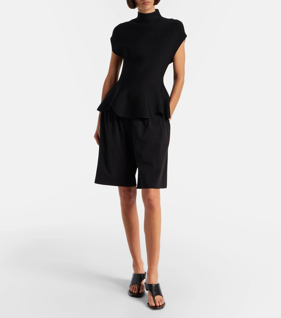 Khaite - Poppy cotton shorts