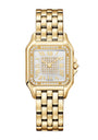 Medium Yellow Gold and Diamond Panthère de Cartier Watch 27mm