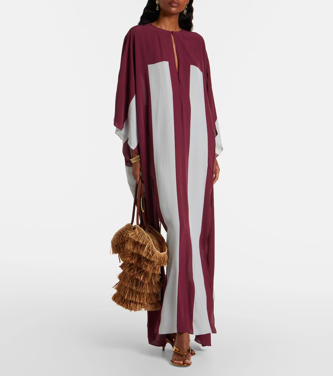 Adriana Degreas - Bold Stripes kaftan