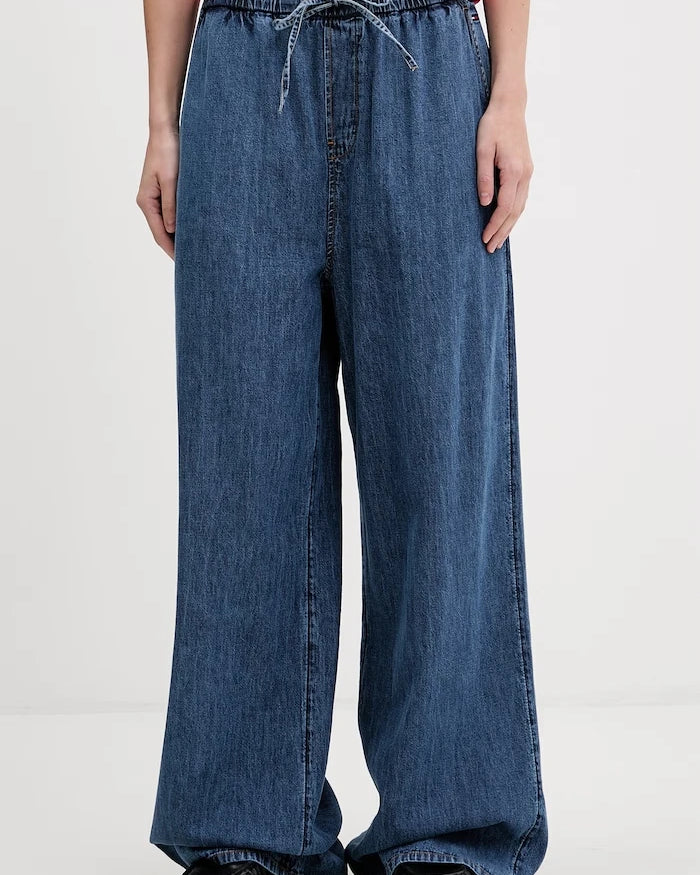 Tommy Jeans kadın pamuk pantolon