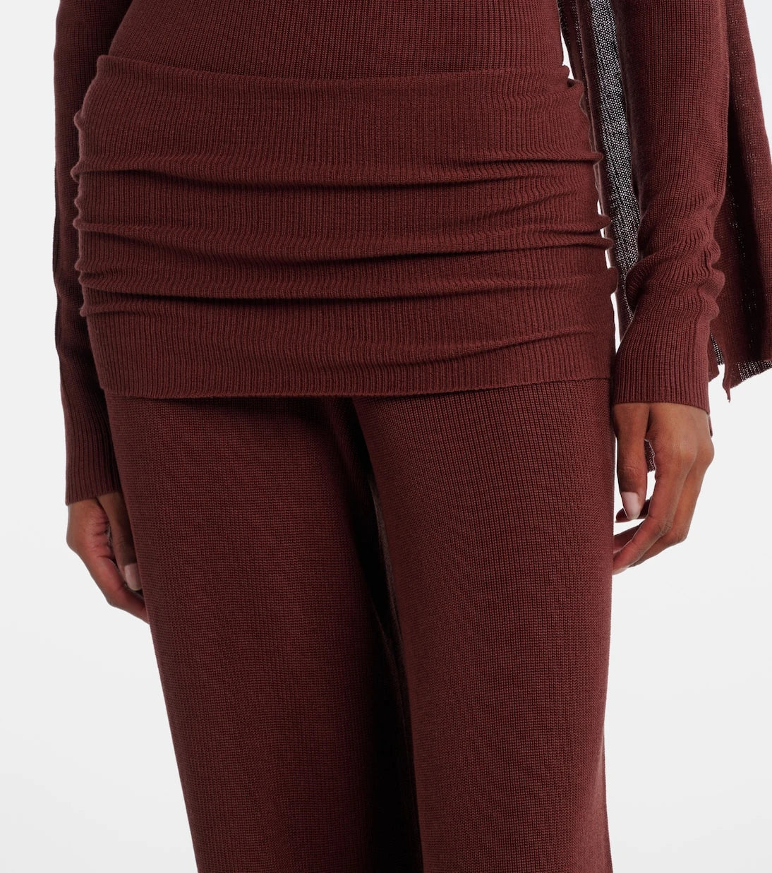 Aya Muse - Silk-blend wide-leg pants