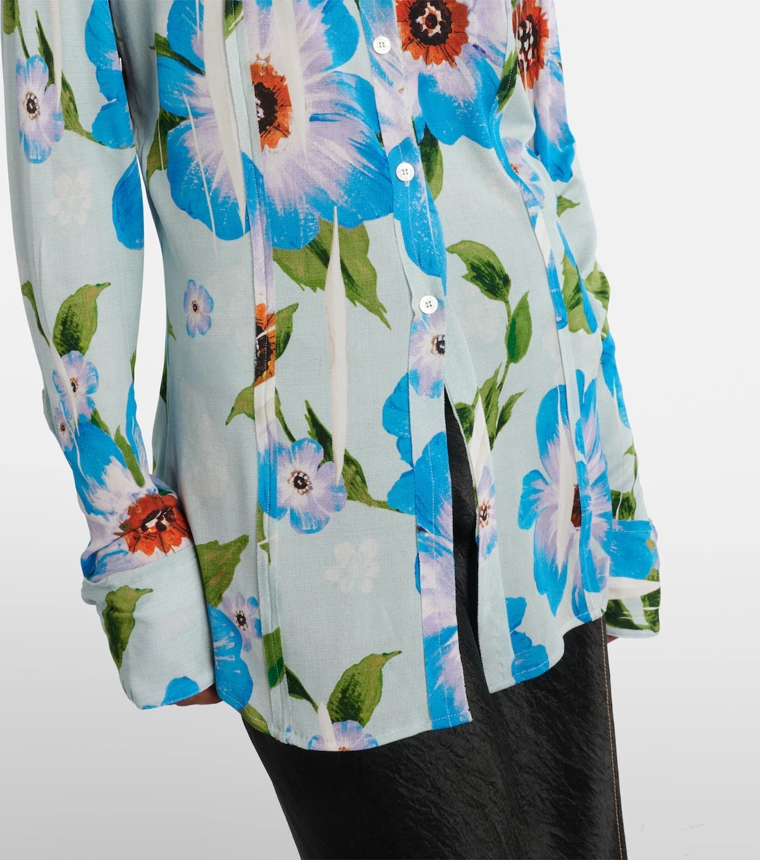 Acne Studios - Floral jersey shirt