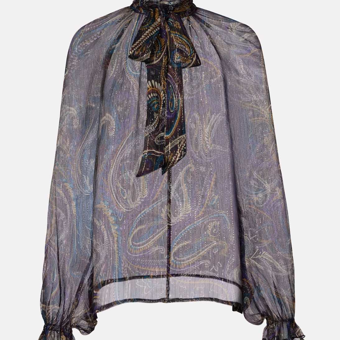 Etro - Paisley silk-blend blouse