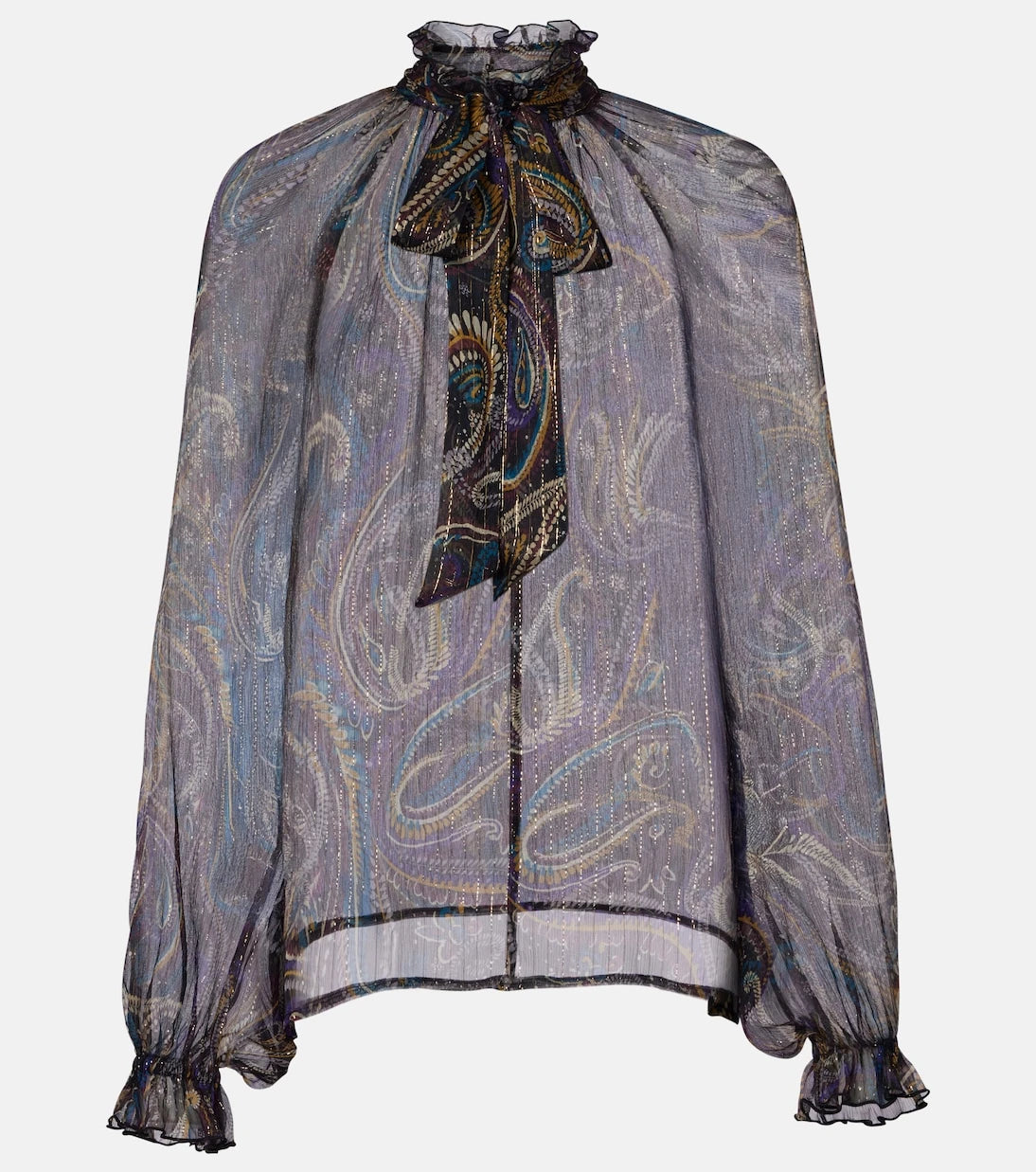 Etro - Paisley silk-blend blouse