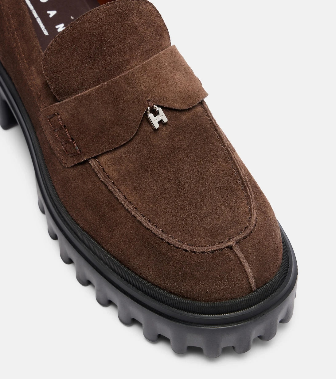 Hogan - H700 leather platform loafers