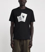 Cotton Card Print T-Shirt