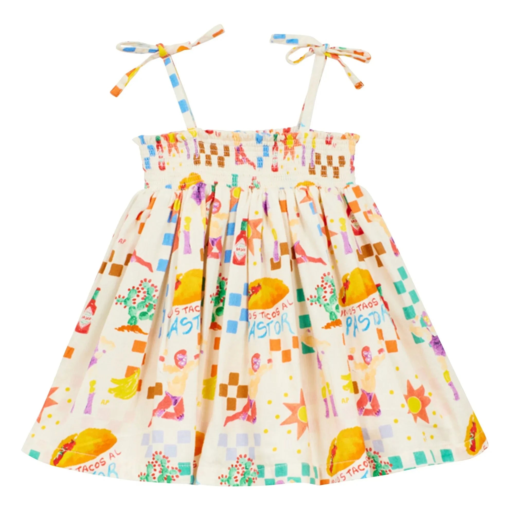 Arsène et Les Pipelettes - Pastor Popeline Strapless Dress | Ecru