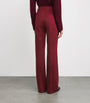 Max Mara Red Camelwool Straight Trousers