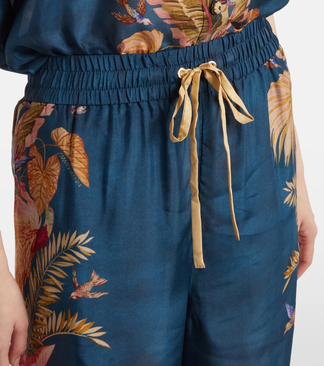 Zimmermann - Ascension floral silk wide-leg pants