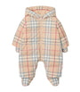Burberry Kids Check Puffer All-In-One (1-18 Months)
