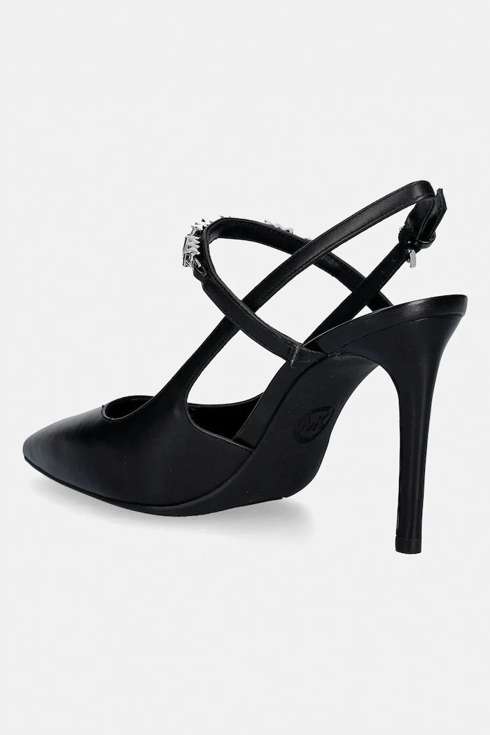 Кожени обувки с тънък ток MICHAEL Michael Kors Dina Flex High Sling Pump