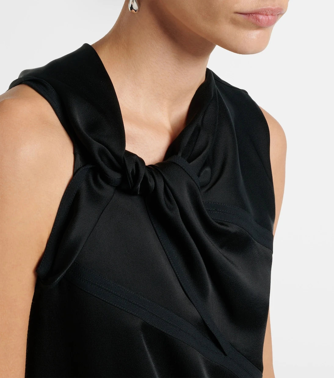 Jil Sander - Asymmetric satin top
