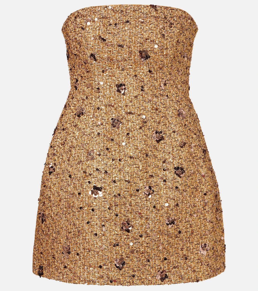 Simkhai - Kit sequined tweed bustier dress