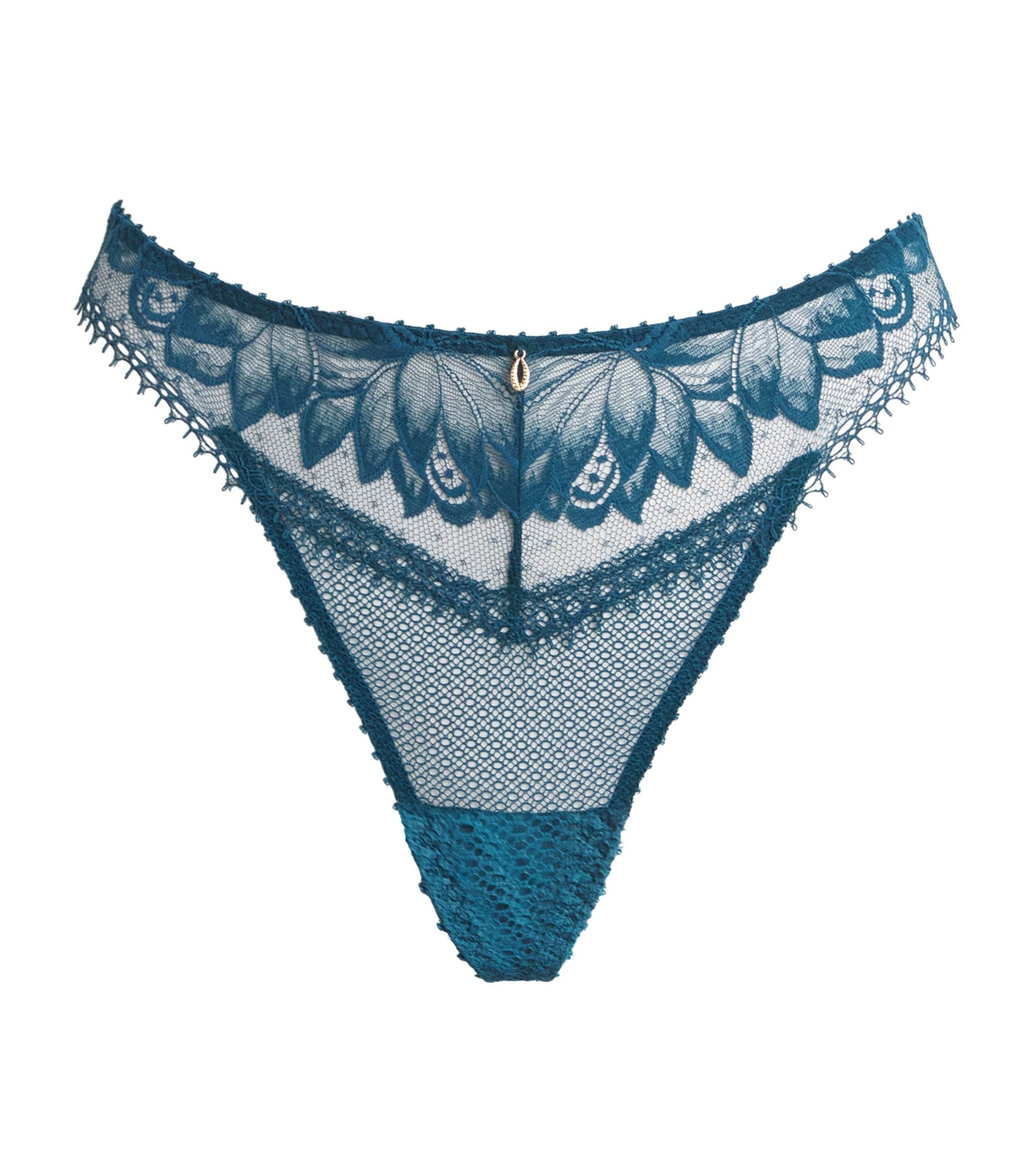 Blue Cotton Flawless Love Tanga Briefs