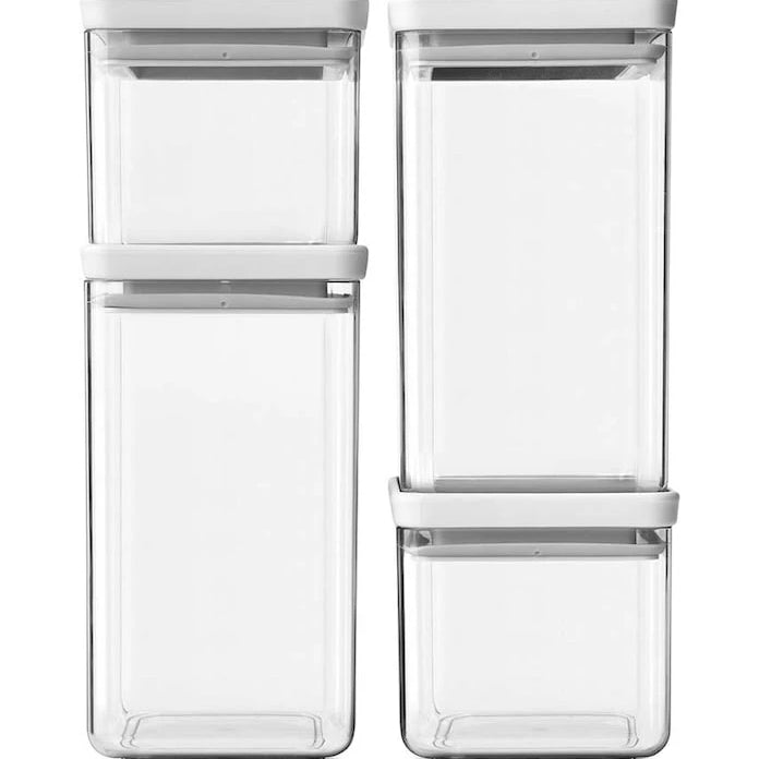 Kapaklı saklama kapları seti Brabantia Tasty+ (4 parça)