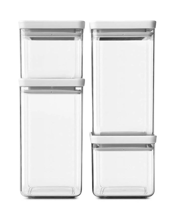 Kapaklı saklama kapları seti Brabantia Tasty+ (4 parça)