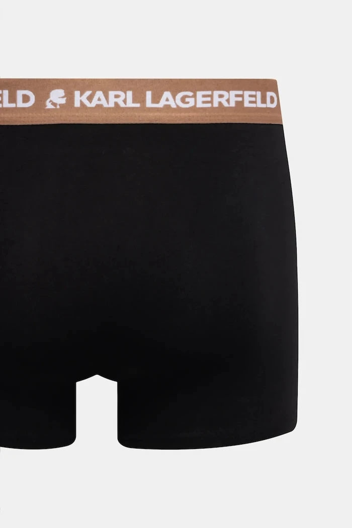 Karl Lagerfeld pamuk ve elastan erkek dar boxer LOGO TRUNK 5’li