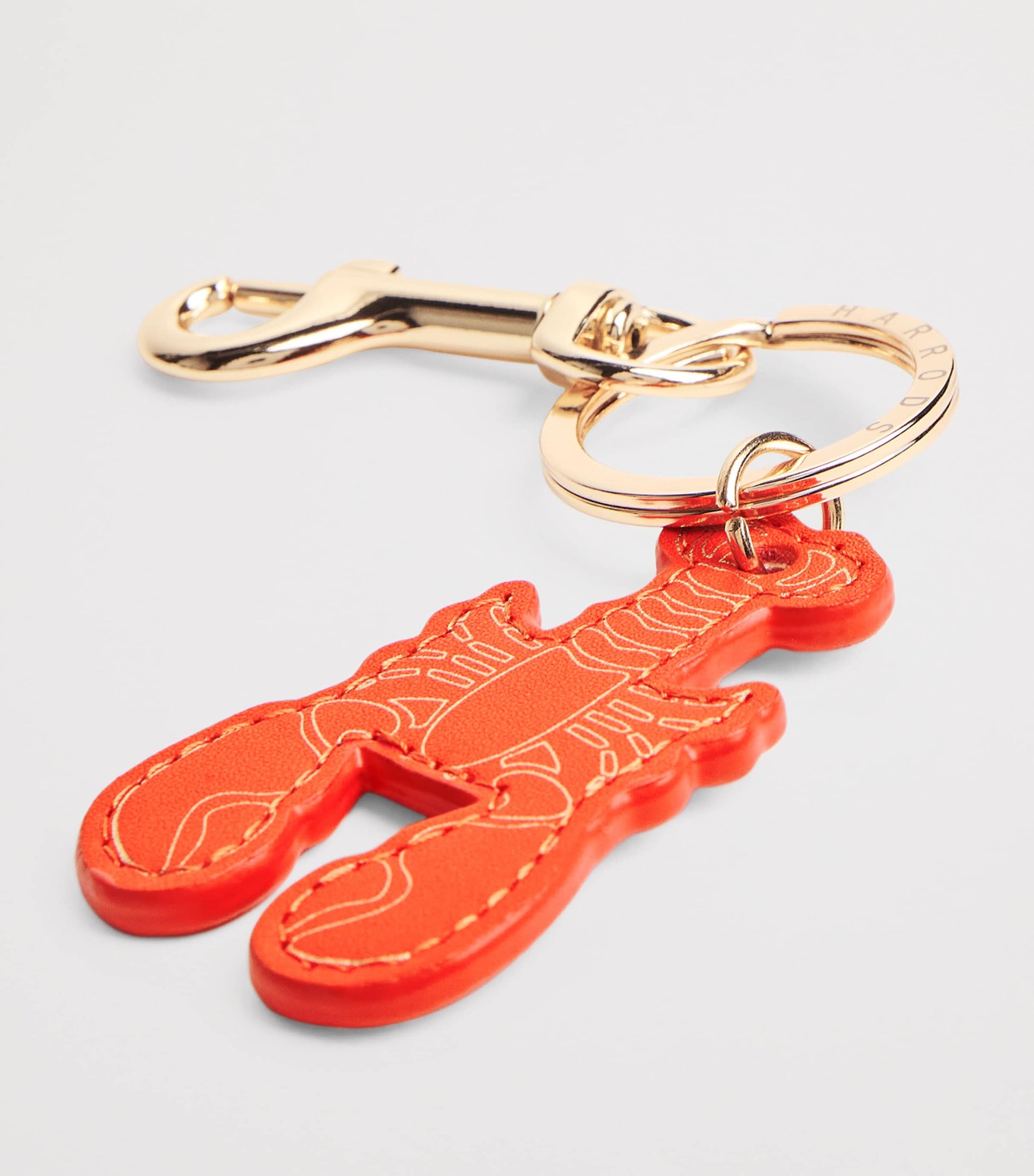 Leather Lobster Keyring