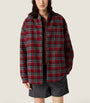 Miu Miu Grey Padded Check Jacket