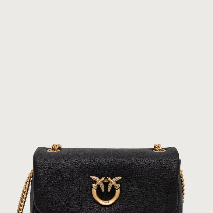 Pinko kadın deri crossbody çanta