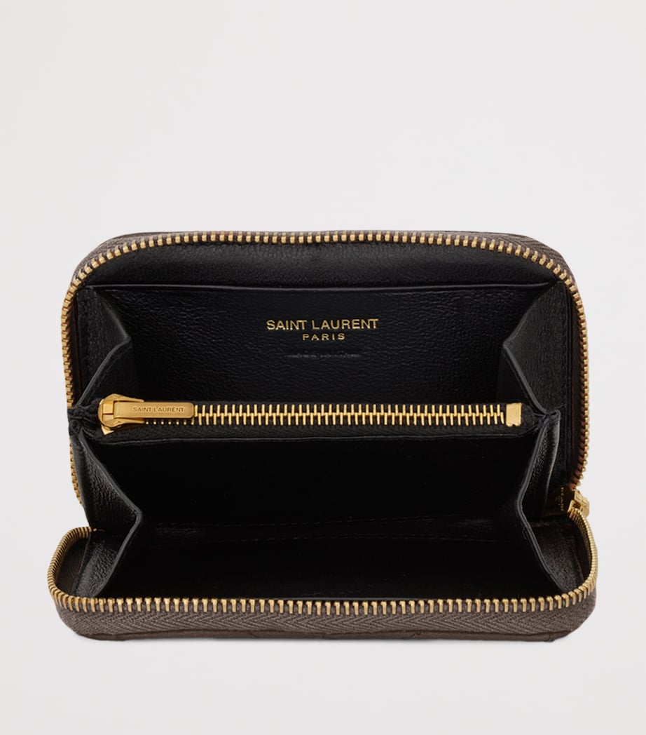 Black Cassandre Matelassé Wallet