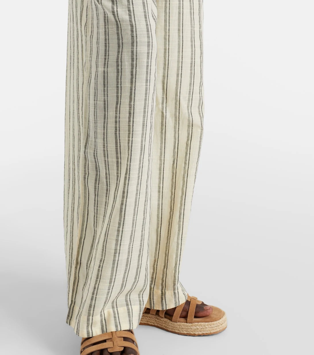 Ulla Johnson - Josephine striped cotton wide-leg pants