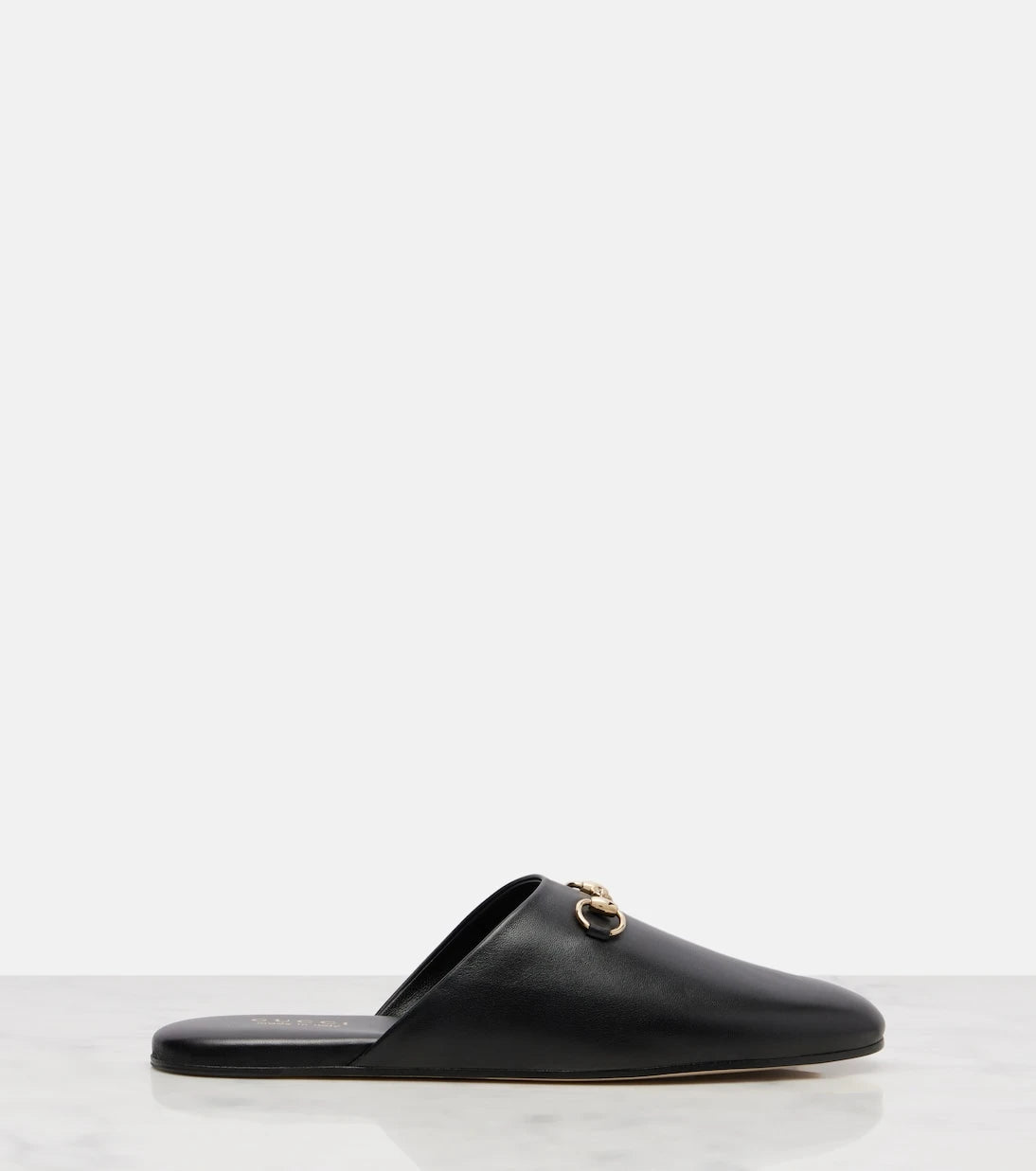 Gucci - Horsebit leather mules