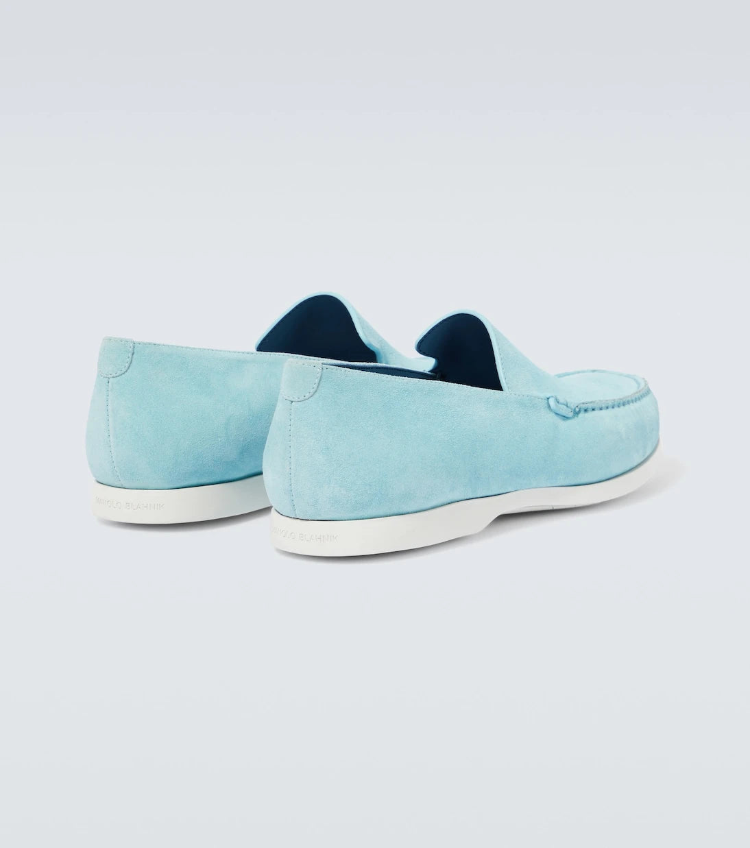 Manolo Blahnik - Monaco suede loafers