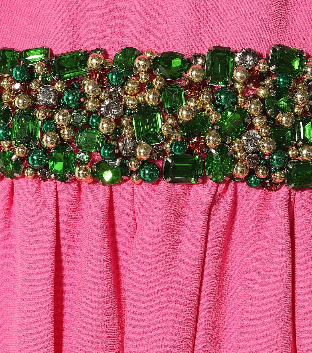 Prada - Embellished crêpe minidress