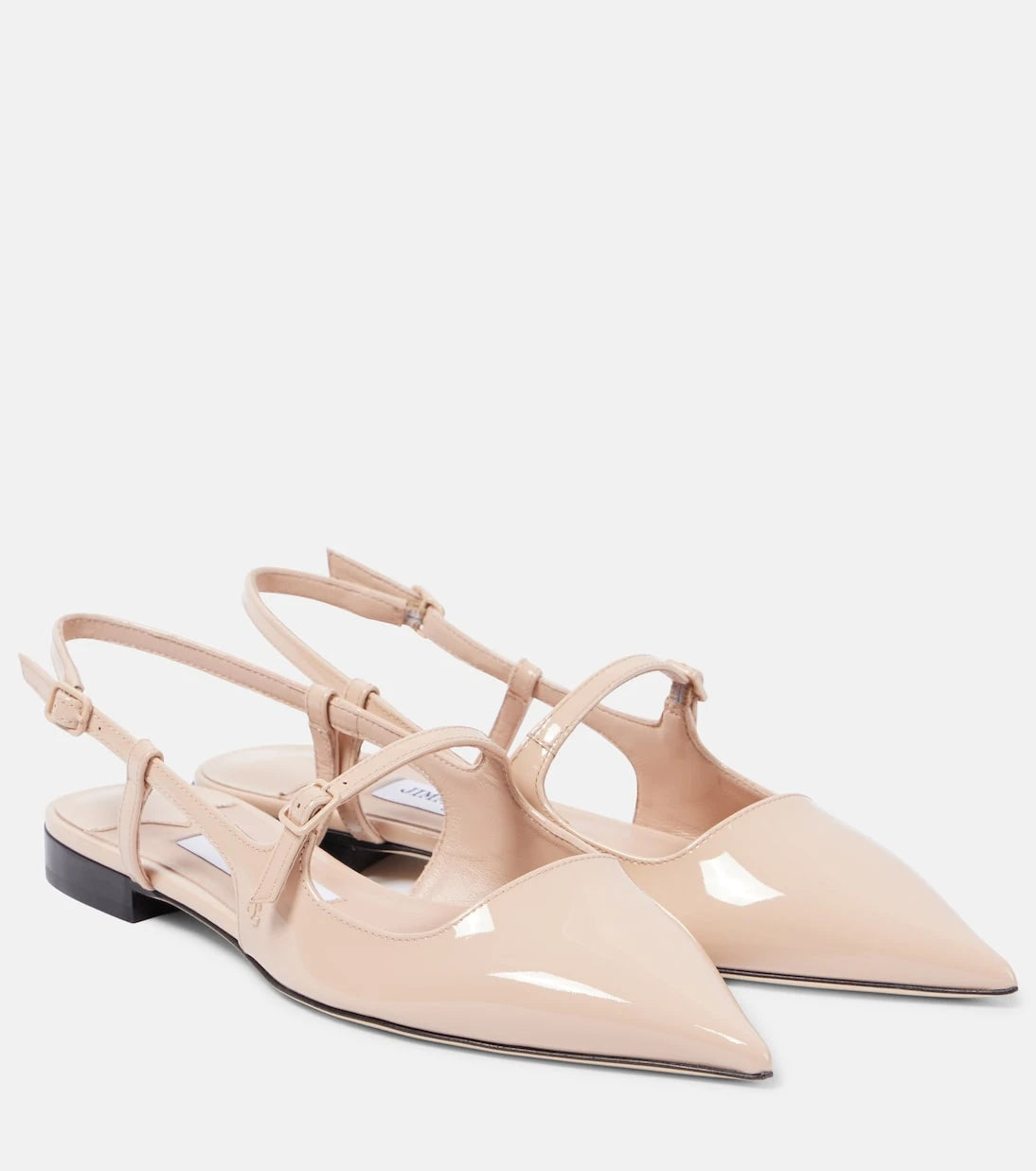 Jimmy Choo - Didi patent leather slingback flats