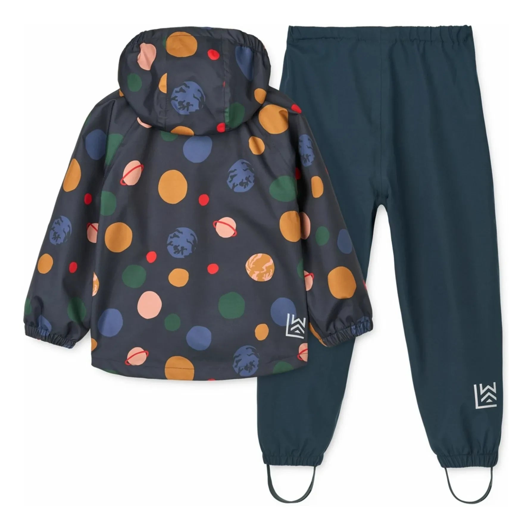 Liewood - Pedia Recycled Fiber Rain Set | Navy blue