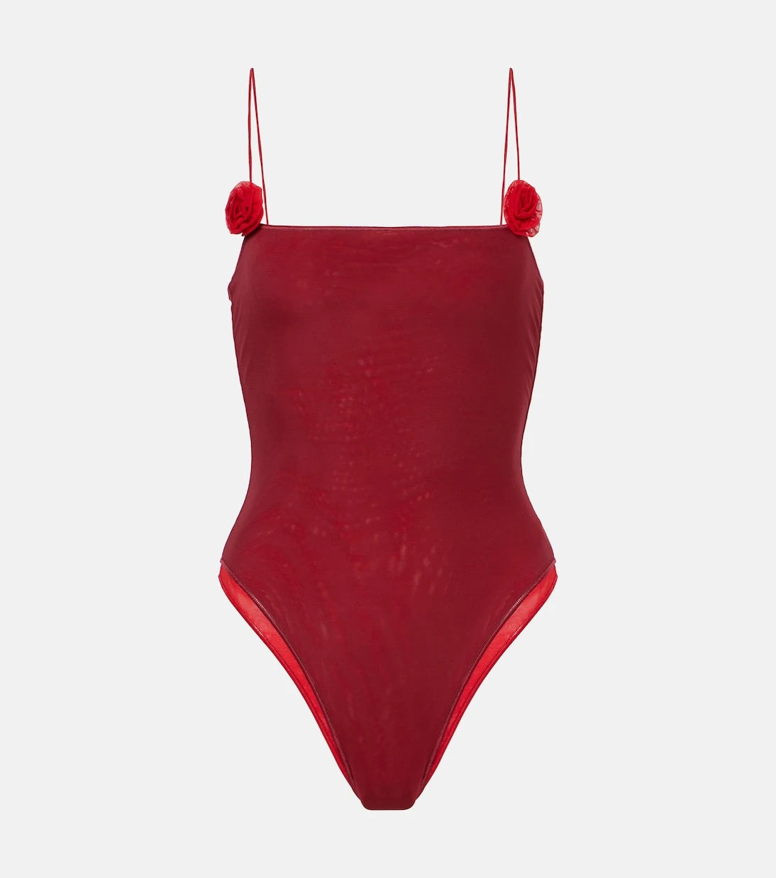 Oséree - Floral-appliqué swimsuit