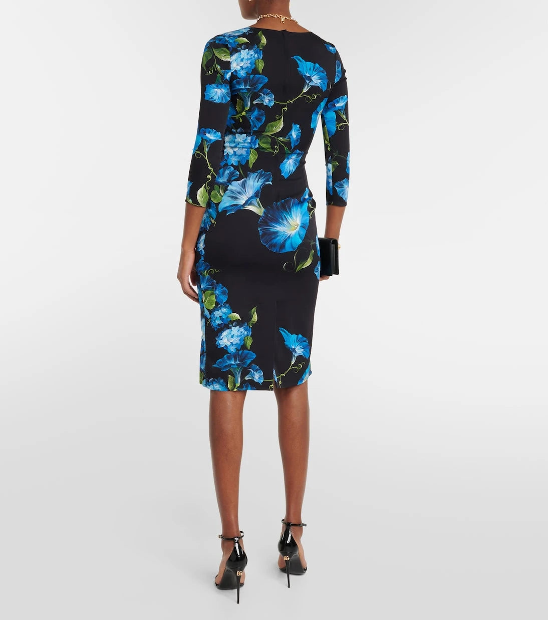 Dolce&Gabbana - Floral silk-blend midi dress