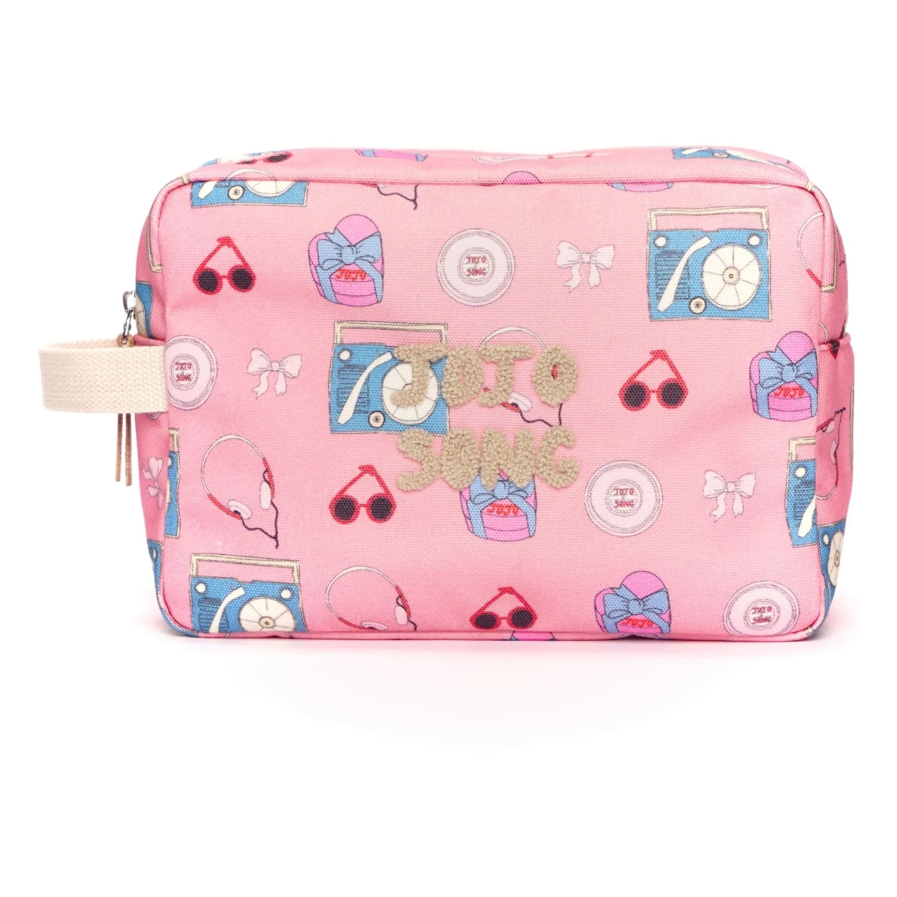JOJO FACTORY - Jojo Song Double Toiletry Bag | Pink