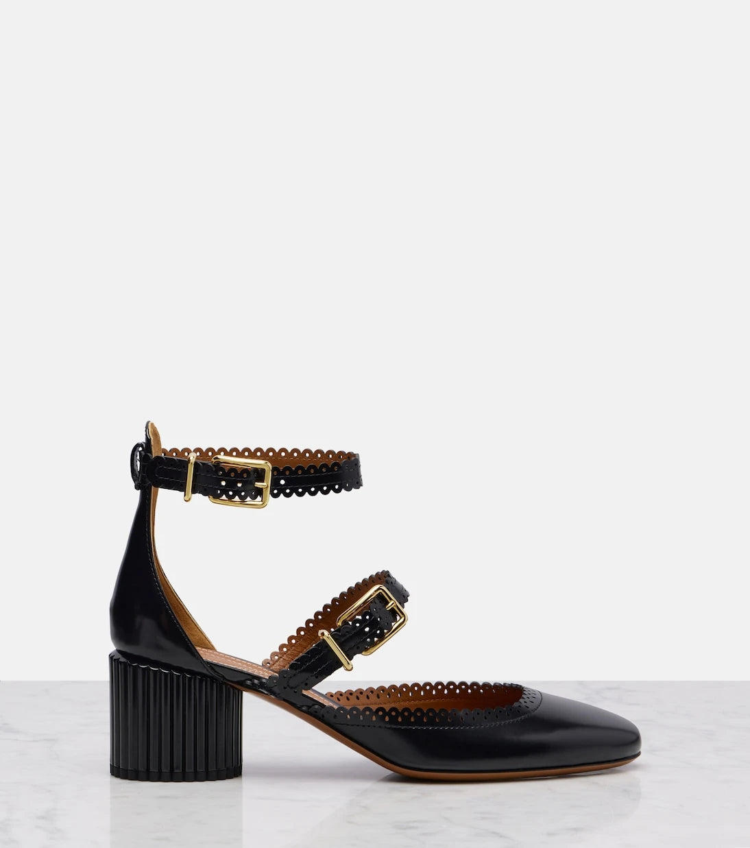Zimmermann - Eddie 55 leather Mary Jane pumps