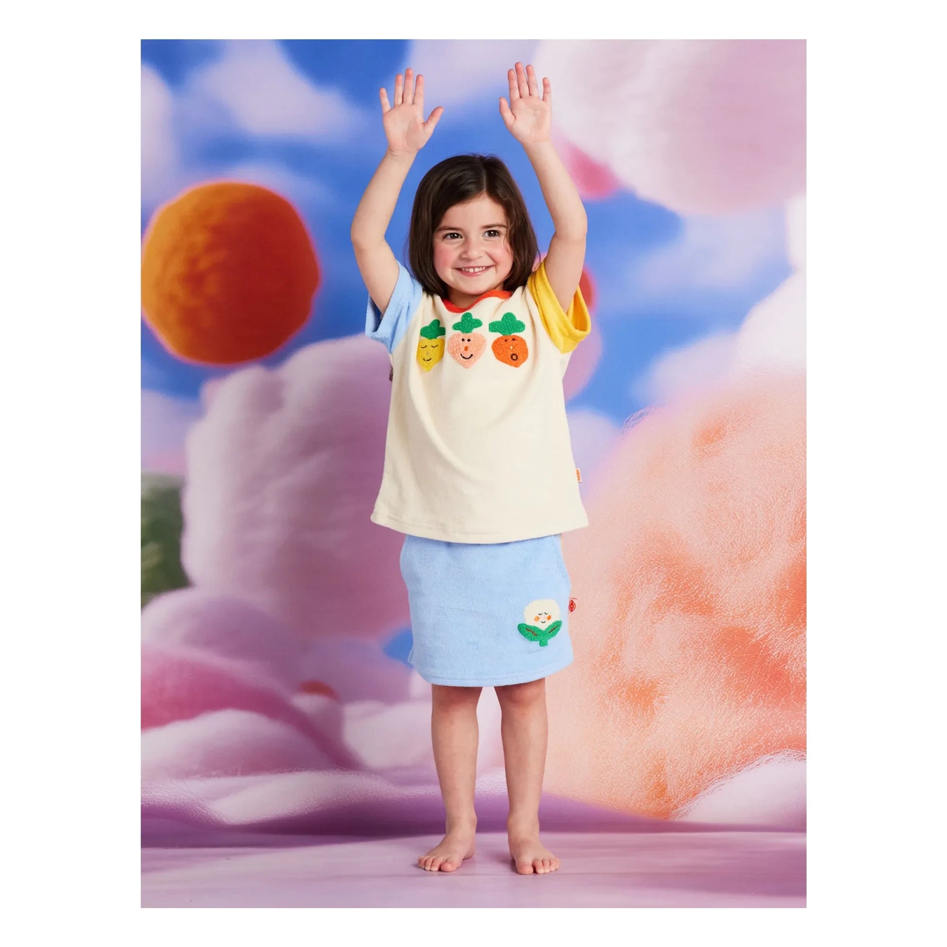 Halcyon Nights - Sponge vegetable T-shirt | Ecru