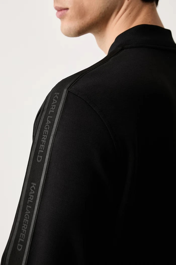 Karl Lagerfeld erkek fermuarlı sweatshirt