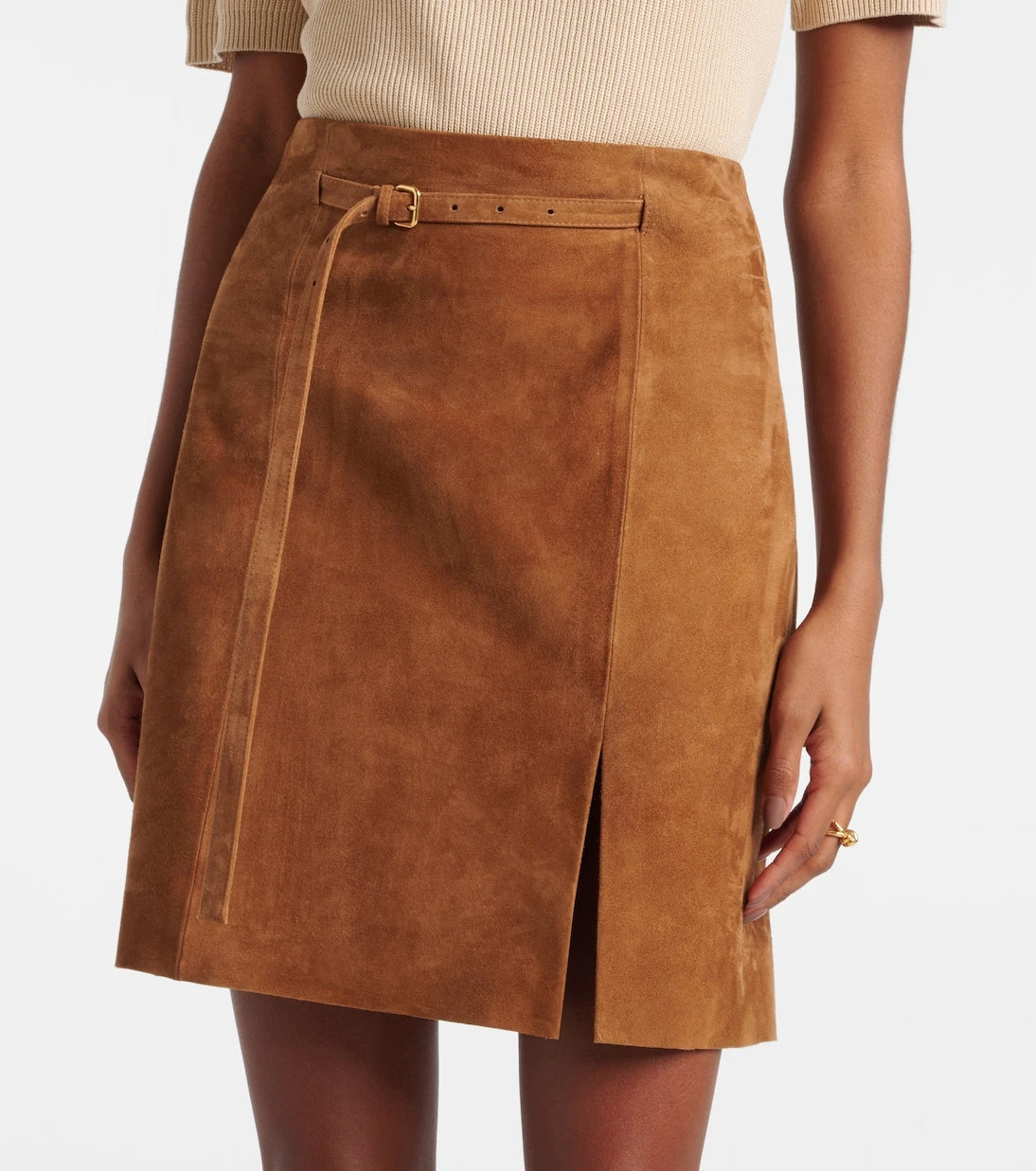 Vince - Suede miniskirt