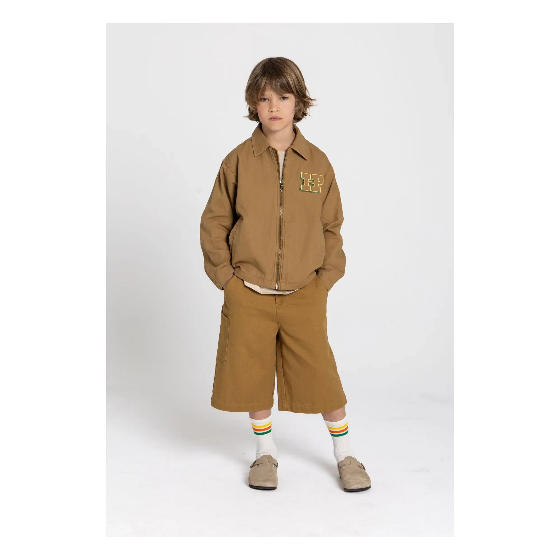 Hundred Pieces - Clock jacket | Brown