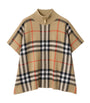 Burberry Kids Wool-Blend Reversible Cape