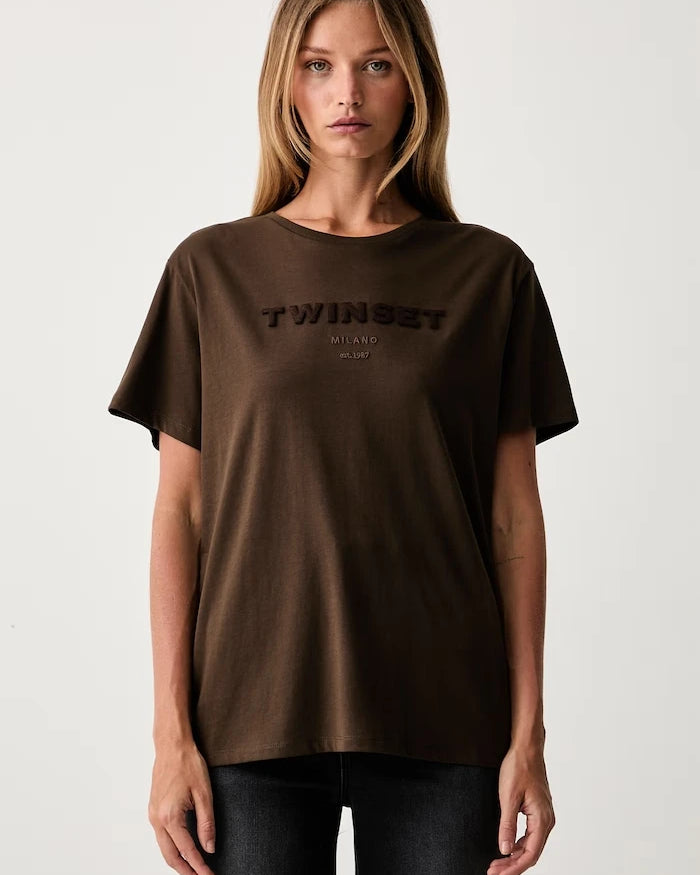 Twinset kadın pamuklu tişört