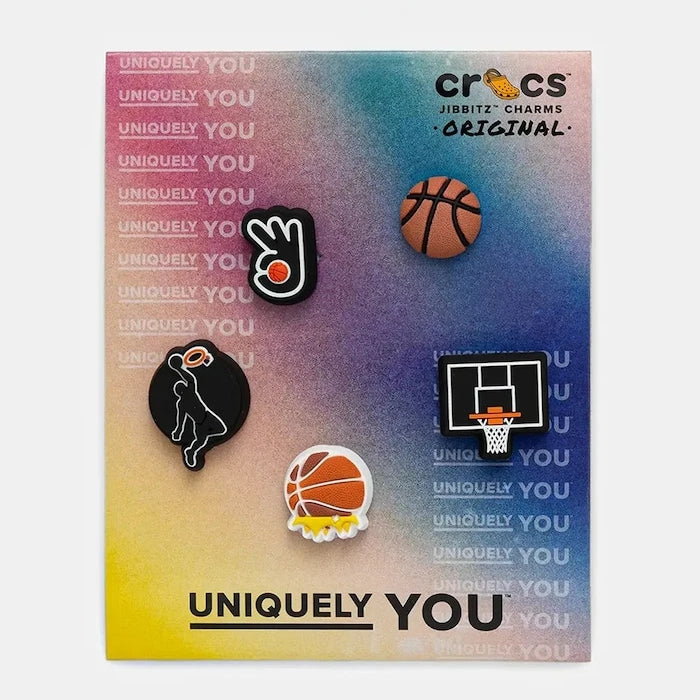 Crocs Basketball Team 5'li Çocuk Ayakkabı Süsleri