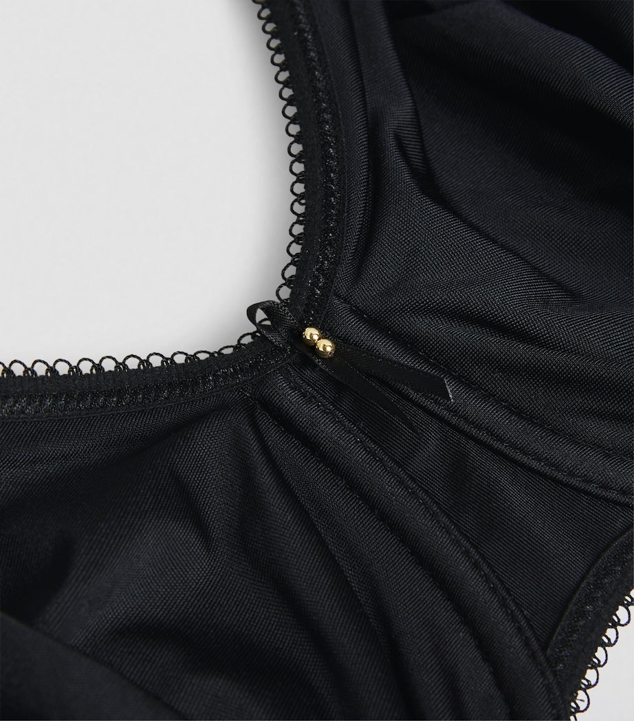 Black Fuller Figure Underwired Bra